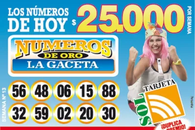 Los Números de Oro de LA GACETA