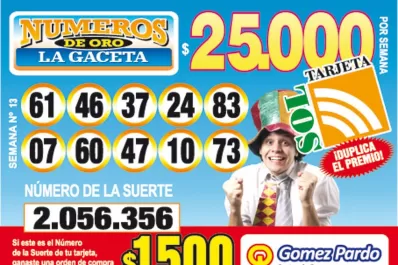 Los Números de Oro de LA GACETA