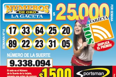 Los Números de Oro de LA GACETA