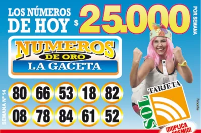 Los Números de Oro de LA GACETA