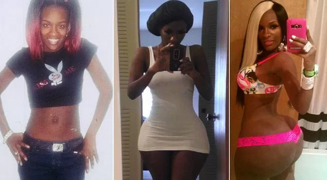 ANTES Y DESPUES. La mujer y su obsesión. FOTO TOMADA DE DAYLIMAIL.COM.UK