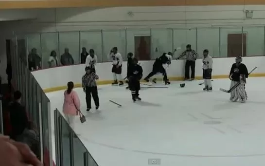 SALVADORA. La mujer entró a la pista ante la ineptitud de los árbitros por separar la riña. CAPTURA DE VIDEO