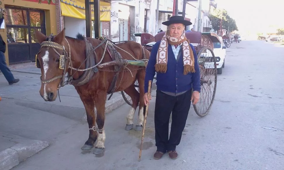 ELECCIÓN. Desde hace 35 años el sulky es su medio de transporte. 