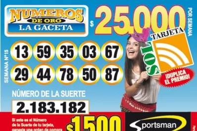 Los Números de Oro de LA GACETA