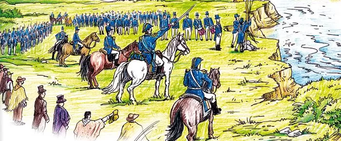 SU CREACIÓN. El El 27 de febrero de 1812 enarboló a orillas del Paraná la bandera argentina