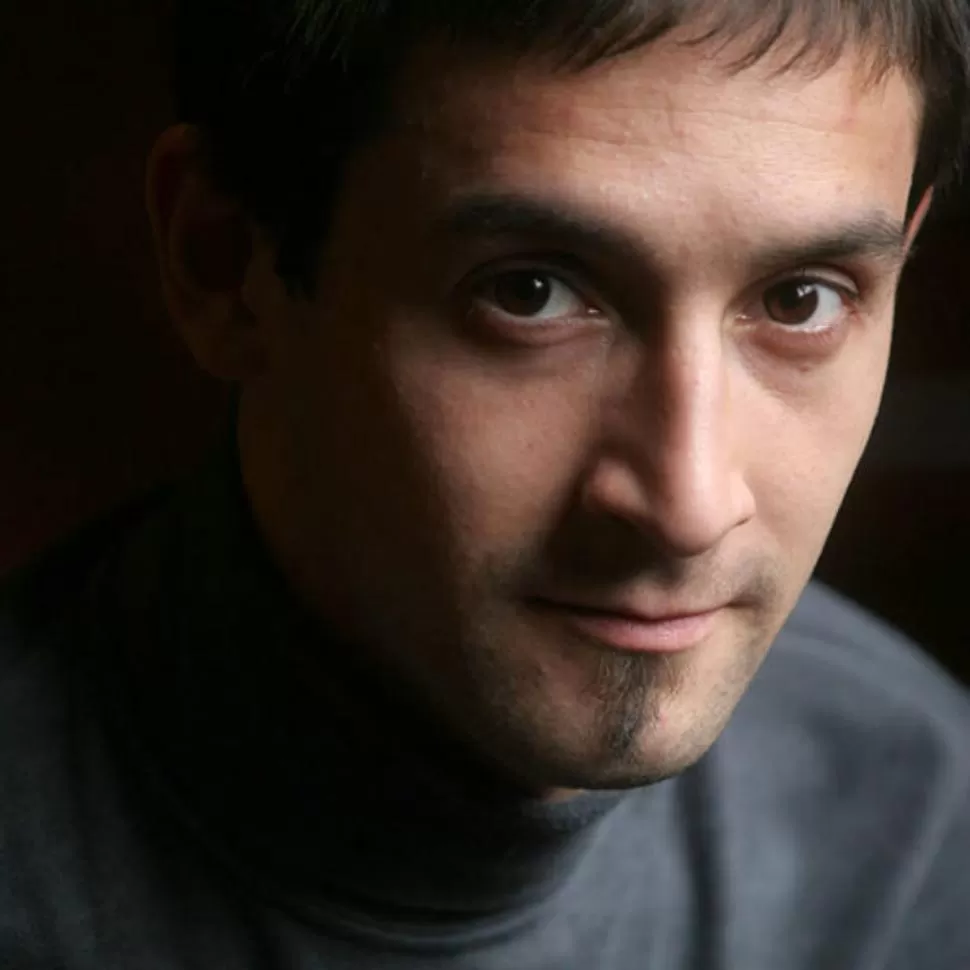 ORGULLOSO. Ramiro presentó la obra Amura, con un motivo rítmico basado en el SOS del código Morse. LA GACETA / FOTO DE JUAN PABLO SANCHEZ NOLI