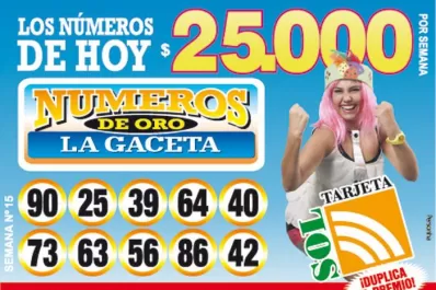 Los Números de Oro de LA GACETA