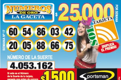 Los Números de Oro de LA GACETA