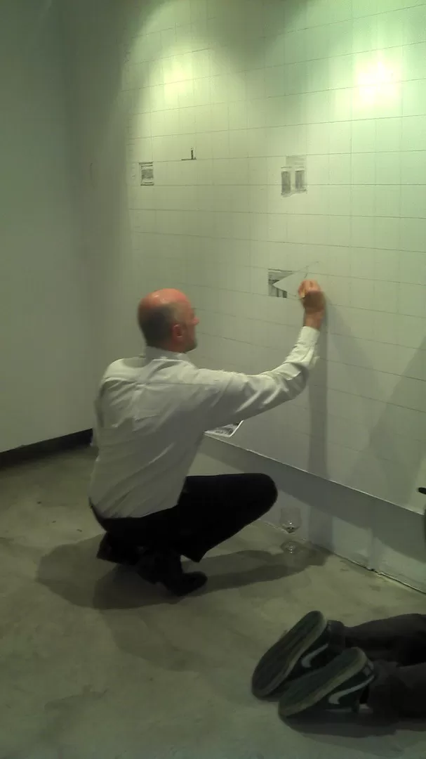 EN ACCIÓN. Sebastián Rosso, en el día de la inauguración. LA GACETA / FOTO DE JORGE FIGUEROA 