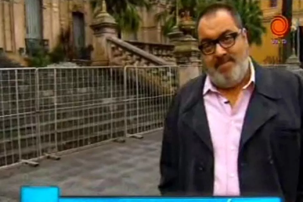 POLEMICO. Lanata recorrió algunas calles tucumanas para producir PPT. IMAGEN DE VIDEO