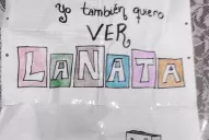 Este es el cartel que mostraron las alumnas de la Normal