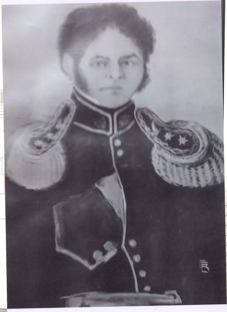 CORONEL LORENZO BARCALA. Con el capitán Morat, fueron los únicos salvados de la pena de muerte en Tucumán, en 1831. LA GACETA / ARCHIVO