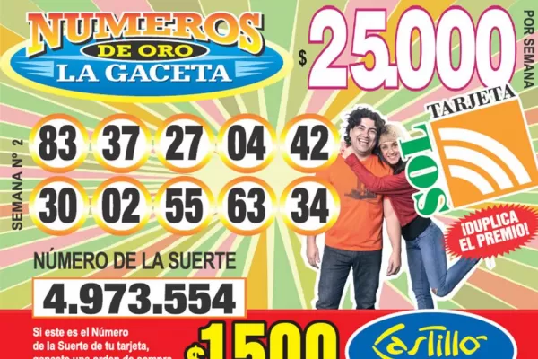 Los Números de Oro de LA GACETA