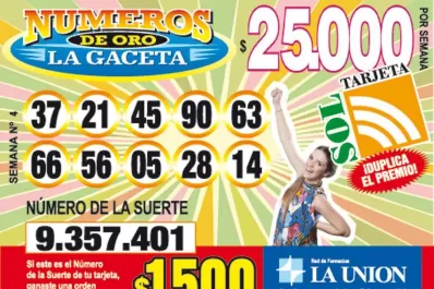 Los Números de Oro de LA GACETA