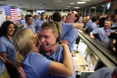 La curiosidad humana llegó a Marte en forma de robot