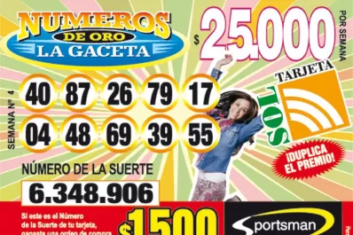 Los Números de Oro de LA GACETA