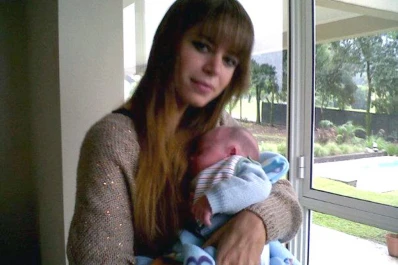 El bebé que tiene Marianela Mirra