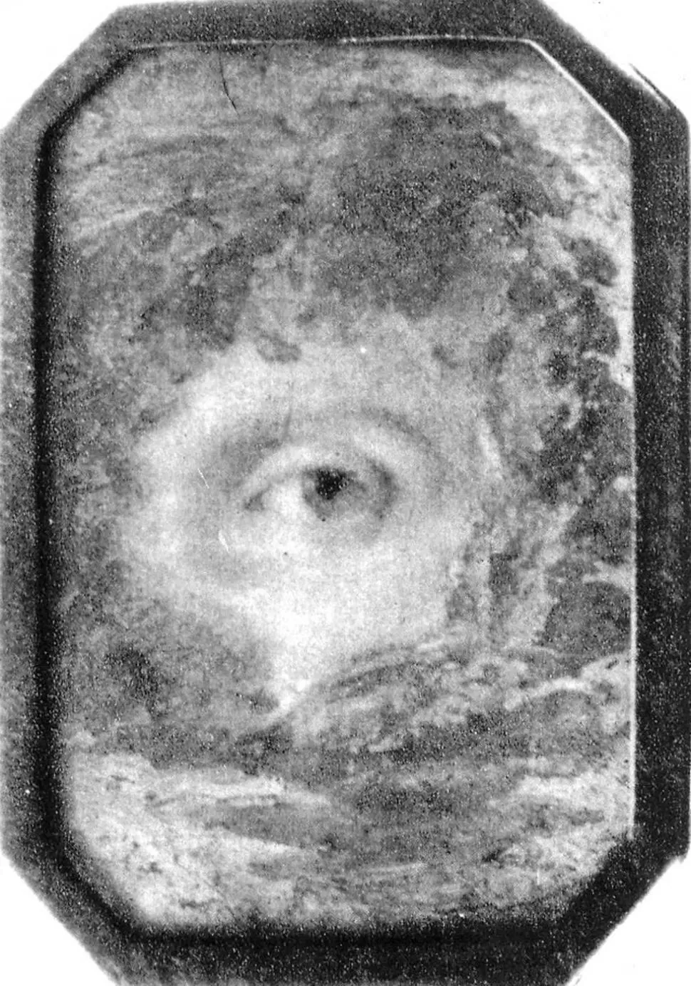 OJO IZQUIERDO DE BELGRANO. Singular miniatura que se conserva en el Museo Histórica Nacional. 