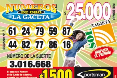 Los Números de Oro de LA GACETA