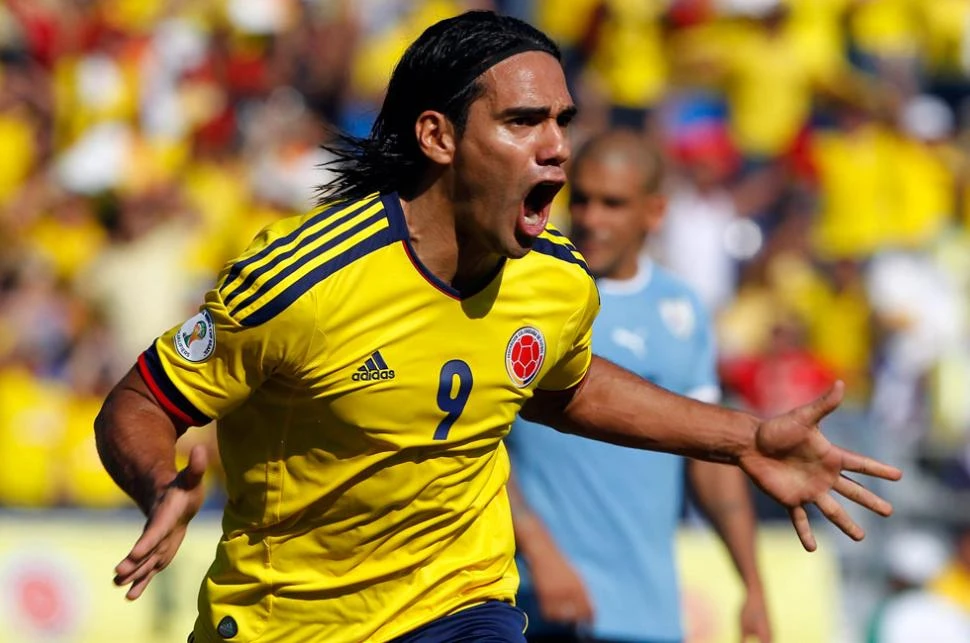 AFILADO. Radamel Falcao llega al partido con Chile de marcar en la fecha pasada. REUTERS