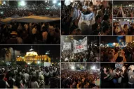 Las imágenes del cacerolazo en la plaza Independencia