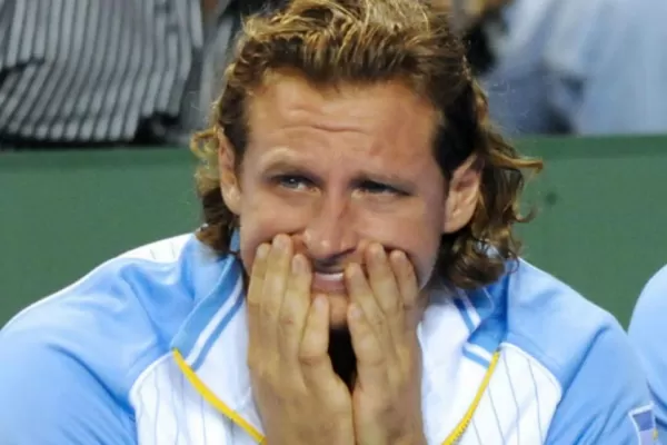 Es raro estar afuera, dijo Nalbandian, quien alentó a Del Potro y a Mónaco