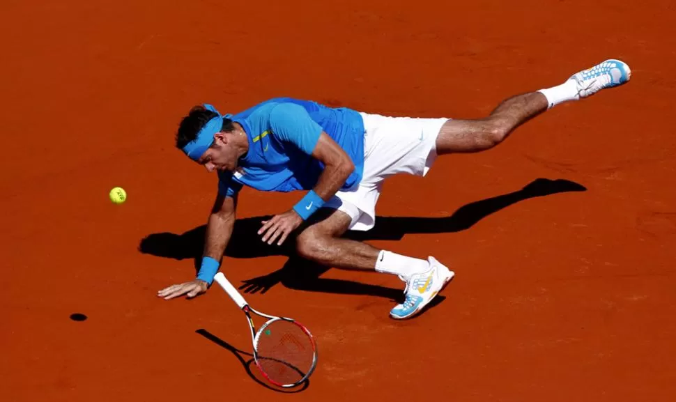 AUSENCIA QUE SE SENTIRÁ. Del Potro no jugará hoy. REUTERS.