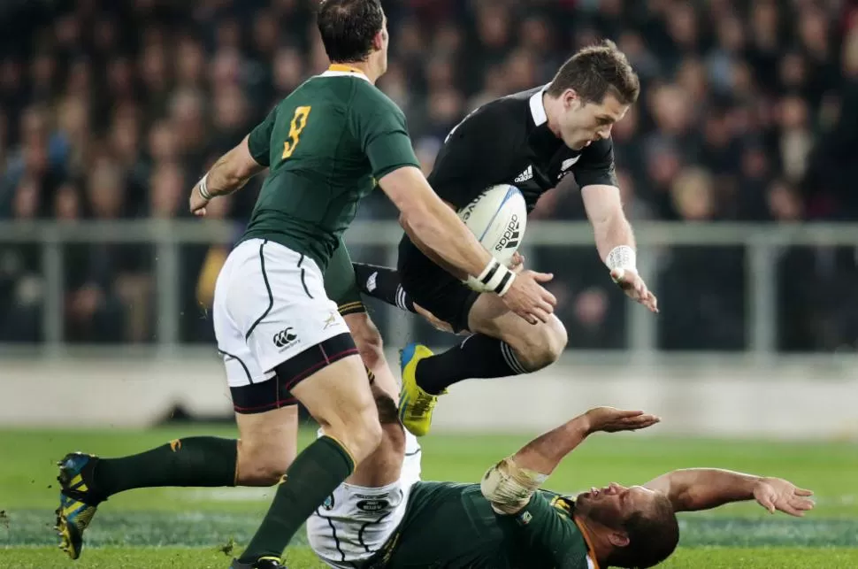 POR LA SENDA TRIUNFAL. Los All Blacks continúan ganando en el Rugby Championship. Esta vez, fue a los Springboks. REUTERS