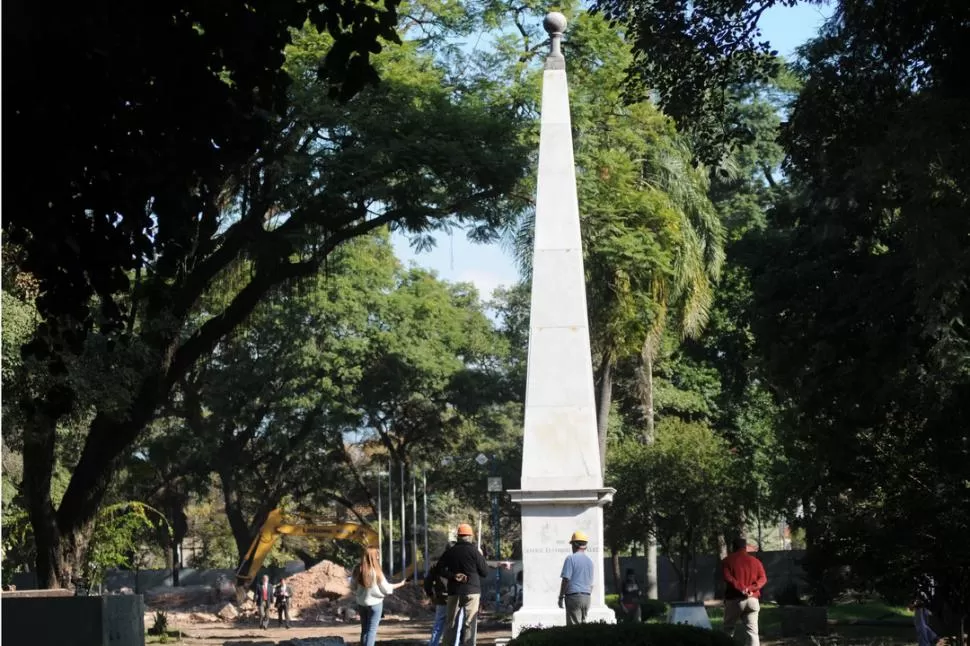 UNA NUEVA PLAZA. La obra en la Belgrano costó $ 4 millones. Los vecinos se sorprenderán con los cambios. La inauguración se hará el viernes. LA GACETA / FOTO DE FRANCO VERA