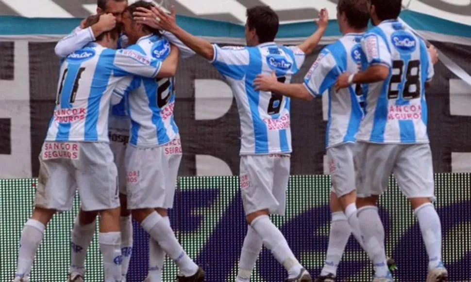 UNA FIESTA. No faltaron los goles en la cancha de Rafaela. FOTO DE TÉLAM.