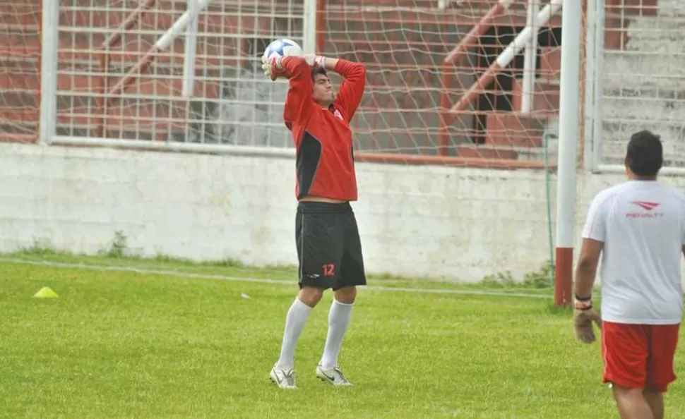 BALUARTE. Lucas Hoyos le ganó el puesto a Pave en pleno campeonato. LA GACETA / FOTO DE ANALIA JARAMILLO