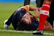 Impresionante lesión de Carles Puyol: se le salió el codo