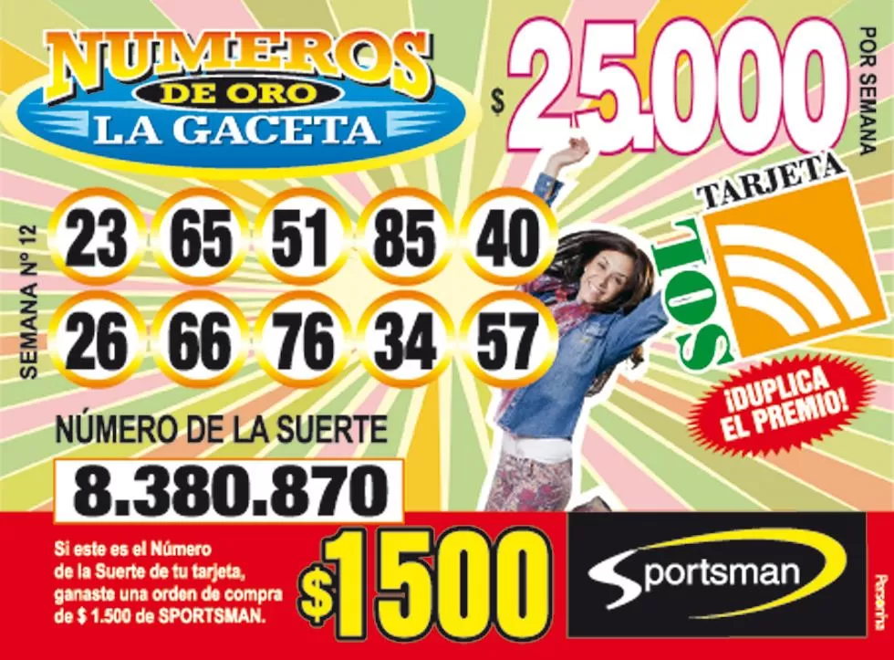 Los Números de Oro de LA GACETA