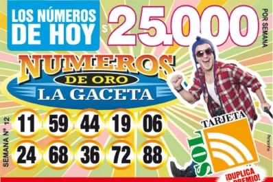 Los Números de Oro de LA GACETA