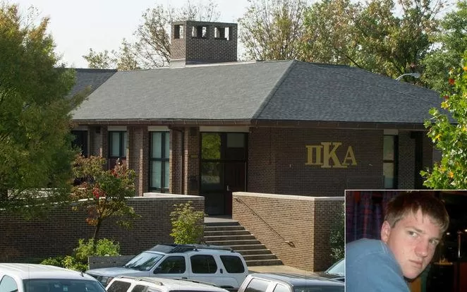 DESAFORTUNADO. El joven estudiante no midió la cantidad de alcohol ingerida. FOTO TOMADA DE THEDAILY.COM