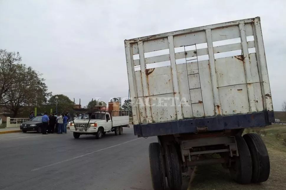 TRAGEDIA. La zona donde ocurrió el accidente es muy transitada. LA GACETA / FOTO DE MIGUEL VELARDEZ