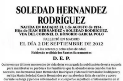 Murió y publicó un aviso fúnebre para castigar a su familia