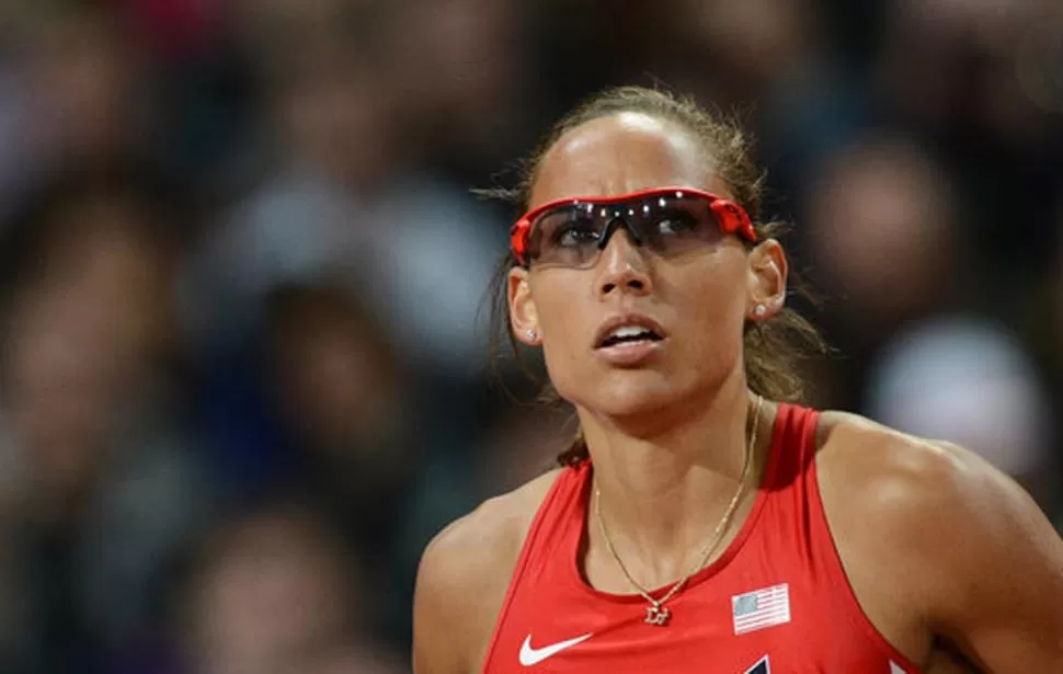 ERROR FRECUENTE. Lolo Jones no se midió en Twitter. AFP