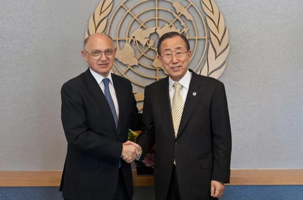 REUNION. Timerman se mostró optimista tras la reunión en la ONU para destrabar el conflicto por la Fragata. NA