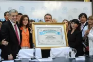 Diputados distintiguió a Trimarco por su lucha contra la trata de personas