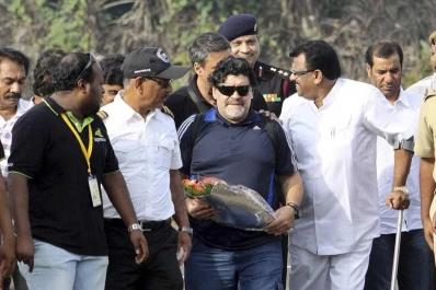 Maradona y sus negocios en India