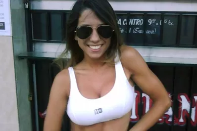 Cinthia Fernández, a los golpes con un hincha de Huracán