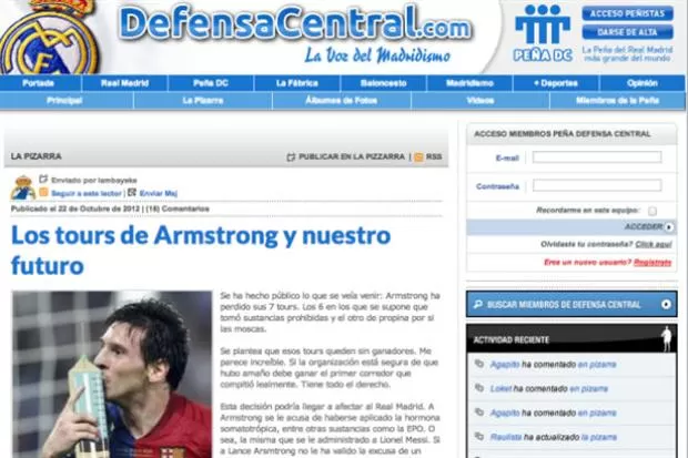 MAL GUSTO. El montaje de defensacentral.com