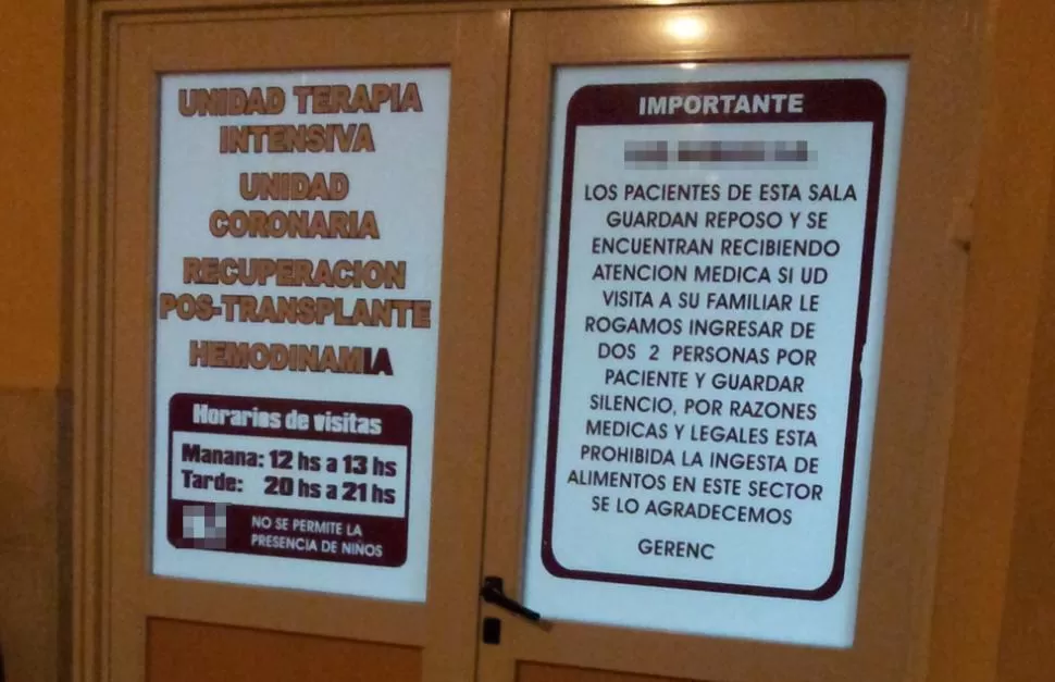 Visitar a un enfermo es casi una misión imposible