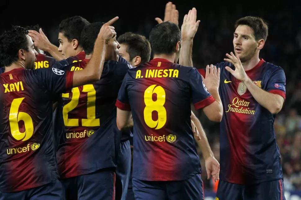 LOS PUNTOS EN CASA. Sufrió, pero Barcelona logró una victoria que le da tranquilidad en el certamen. REUTERS