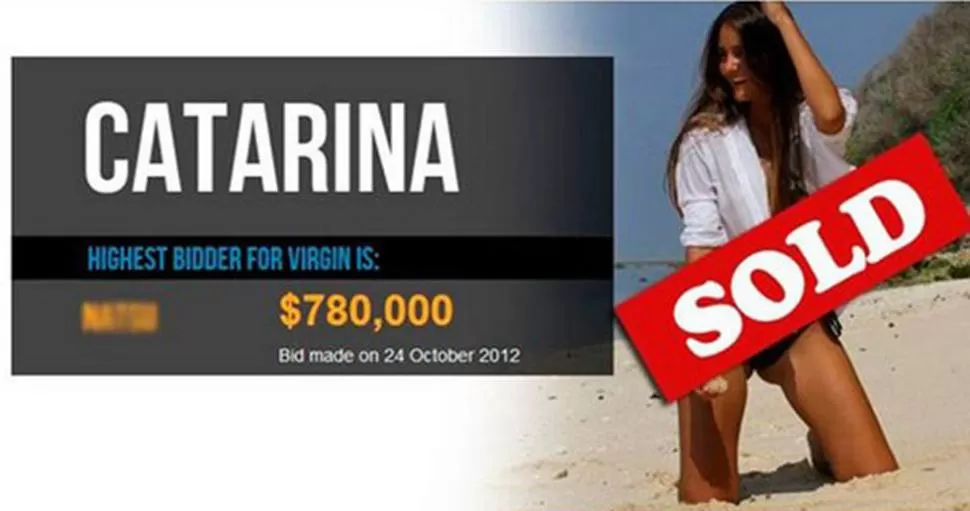 VENDIDA. La joven logró un buen monto de dinero que planea usar para estudiar y beneficencia. FOTOS TOMADAS DE ELMUNDO.VE