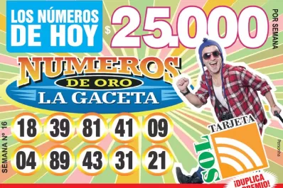Los Números de Oro de LA GACETA