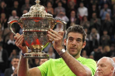 Del Potro venció a Federer y se consagró en Basilea