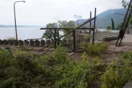 Se le fue encima el techo del bar mientras cenaba; sufrió serias heridas y está internada