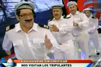 El sketch de la Fragata Libertad que fue furor en Twitter